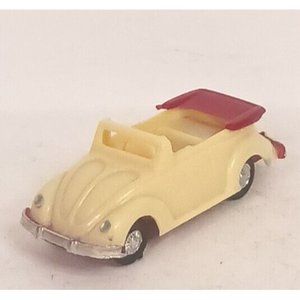 EKO VW Volkswagon Beetle Cabriolet Diecast Vintage HO 1:87 Scale White